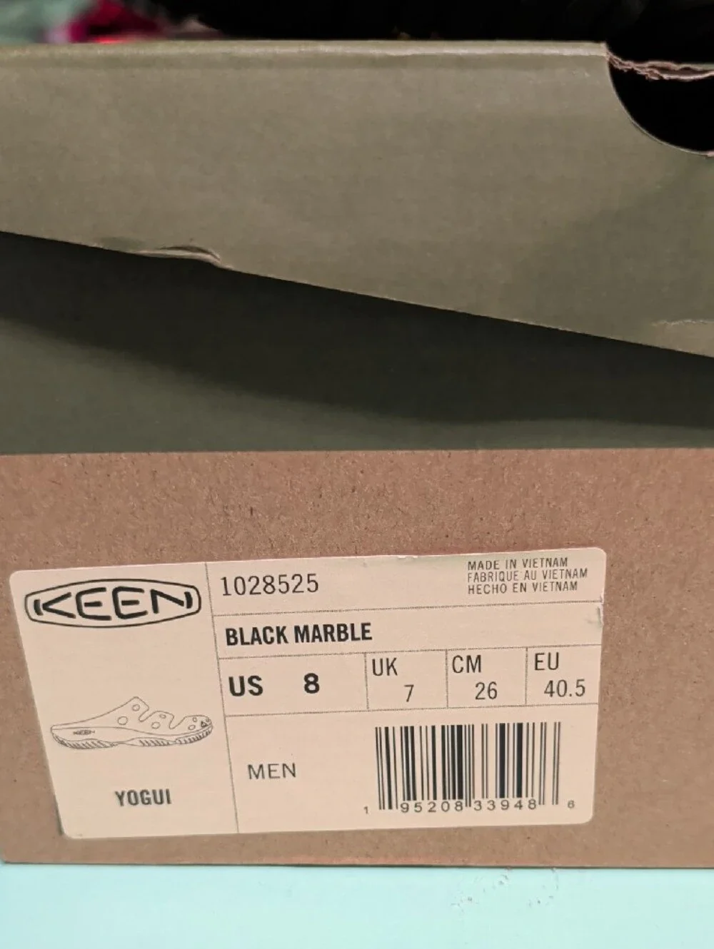 Keen Black Marble Slip-On EVA Water Clogs